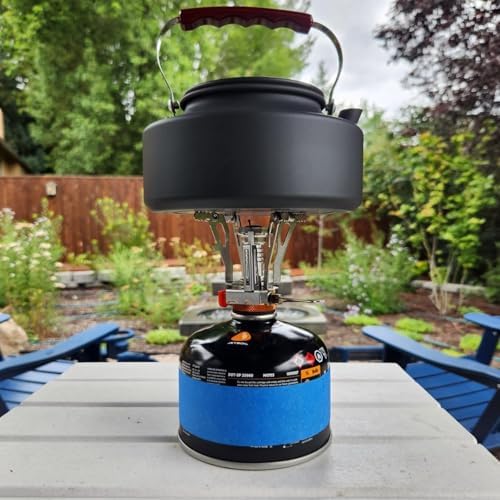 Portable Camping Stove Backpacking Stove, Specialized Hiking Stove Camping Stove with Piezo Ignition Stable Support Wind-Resistance, Camp Stove for Outdoor cooking Camping Hiking Adventure Cooking - Image 8